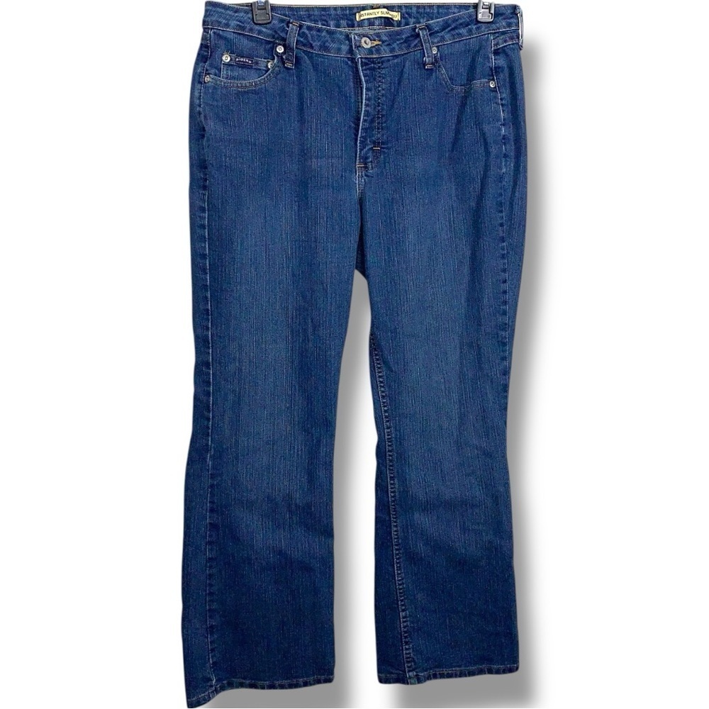 Size 16 VP Jeanswear Blue Denim Jeans Slimming Bootcut Western